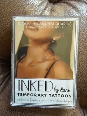 Temporary Tattoos - Zodiac Pack (Air Signs)